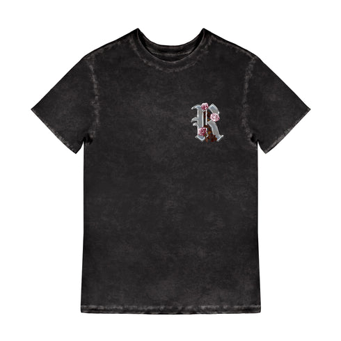 black acid washed